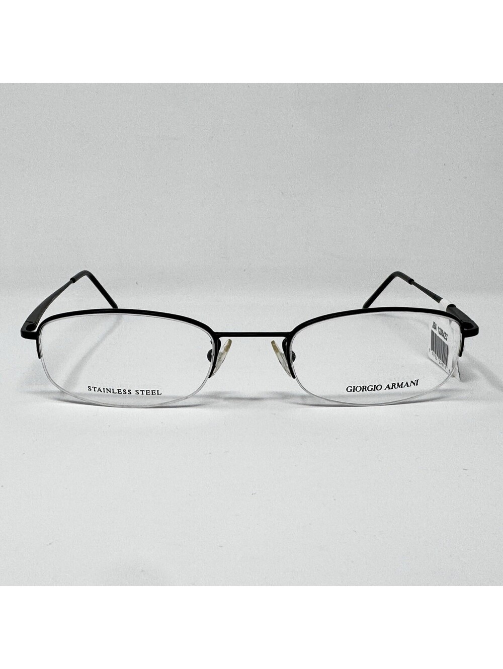 Giorgio Armani GA-8 Black Eyeglass Frames 49-20-135 Made in Italy